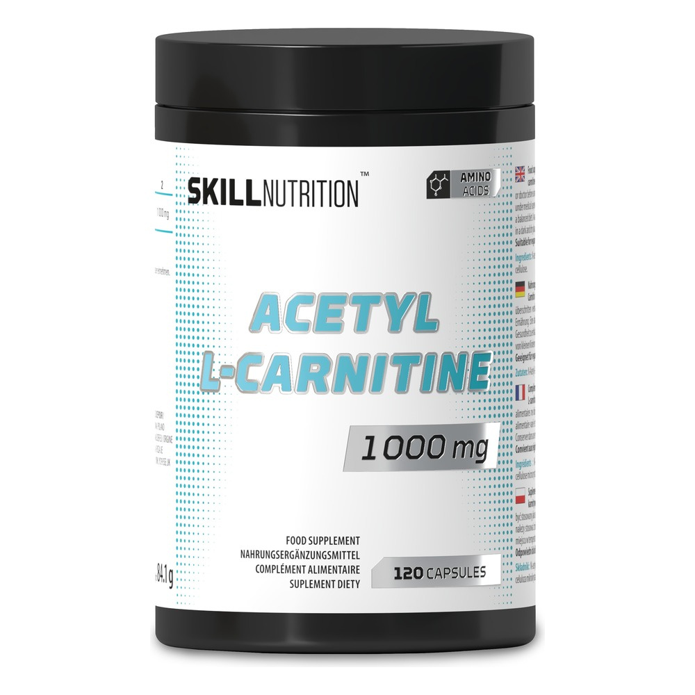 Skill Nutrition Acetyl L-Carnitine 1000mg 120 kapsułek wegańskich