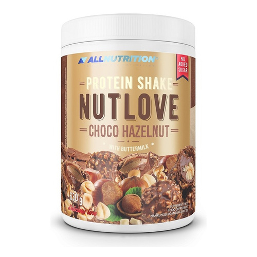 Allnutrition Nutlove Protein Shake Choco Hazelnut Odżywka Wysokobiałkowa 630g
