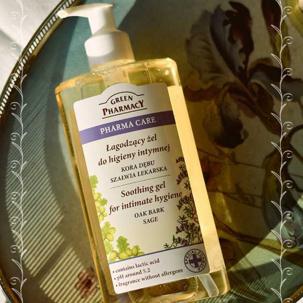 Green Pharmacy Żel do Higieny Intymnej Kora Dębu i Szałwia Lekarska 300ml