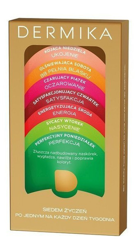 DERMIKA 7 wishes face mask for 7 days of the week