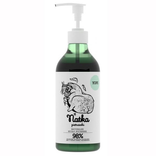 YOPE mydło naturalne do rąk w płynie, kuchenne natka pietruszki, 500ml