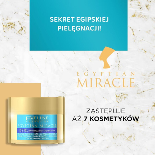 Eveline Egyptian Miracle Multifunctional Rescue Cream for Face Body and Hair 40ml