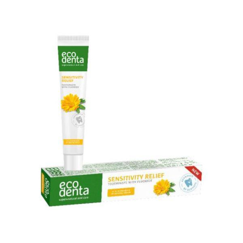 ECODENTA Basic Toothpaste Soothing Sensitiv, Calendula, Camomile&Avocado 75ML