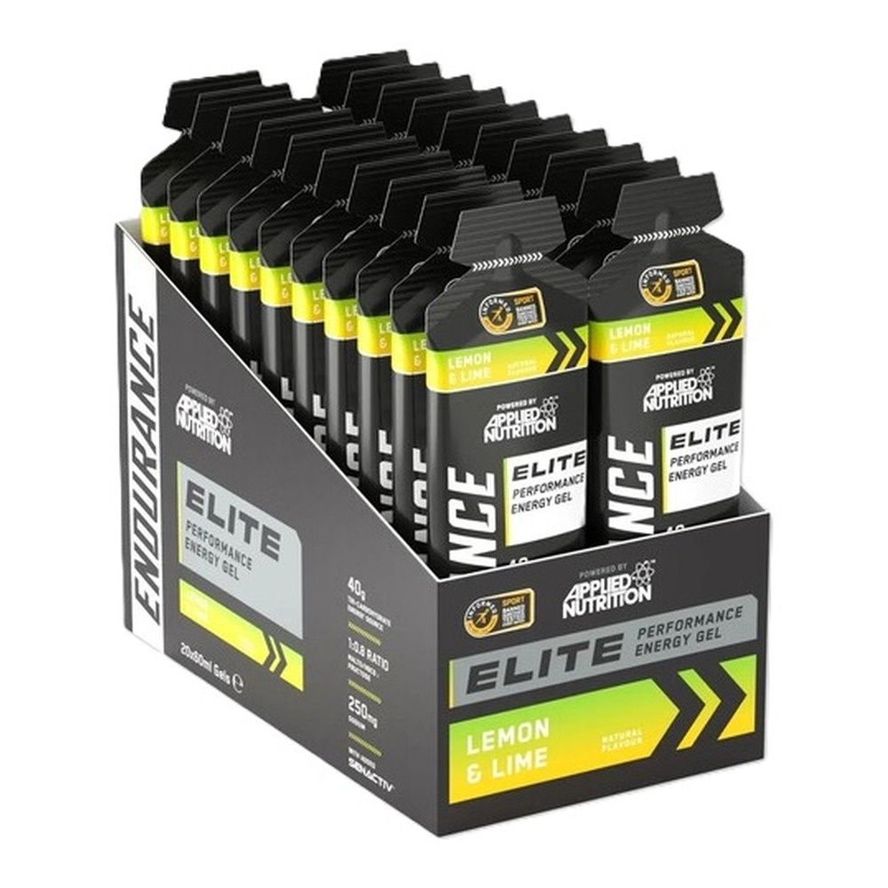 Applied Nutrition Endurance Elite Performance Energy Gel, Lemon & Lime 20 x 60ml