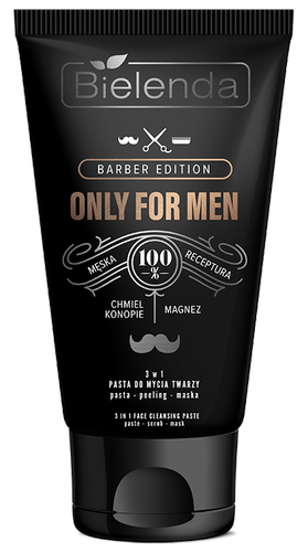 Bielenda Only for Men Barber Edition Face Cleansing Paste 3in1 150g