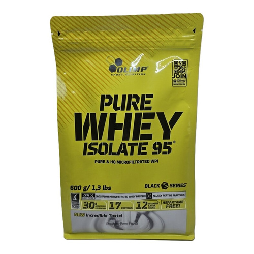 Olimp Nutrition Pure Whey Isolate 95 Whey Protein Isolate Strawberry Power 600g