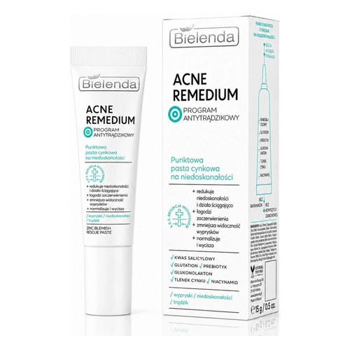 Bielenda Acne Remedium Spot Zinc Paste for Imperfections 15g