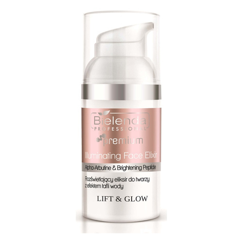 Bielenda Professional Lift & Glow Rozświetlający Eliksir do Twarzy z Efektem Tafli Wody 30ml