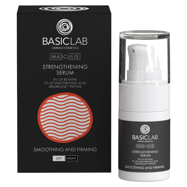 BasicLab Masculis Wzmacniające Serum do Twarzy 15 ml