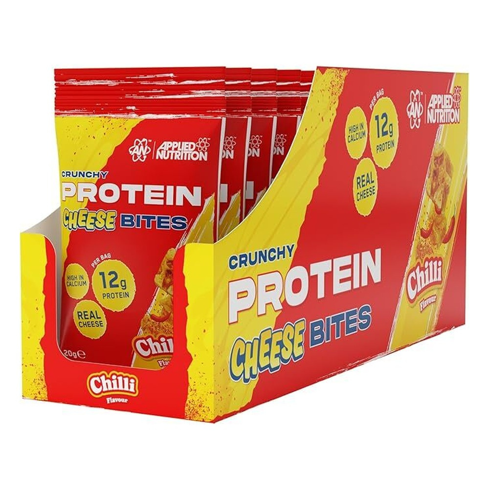 Applied Nutrition Crunchy Protein Cheese Bites, Chilli 10 x 20g