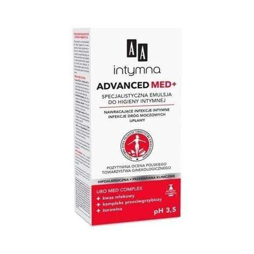 AA Intymna Med Advanced pH 3,5 Specjalistyczna Emulsja do Higieny Intymnej 300ml