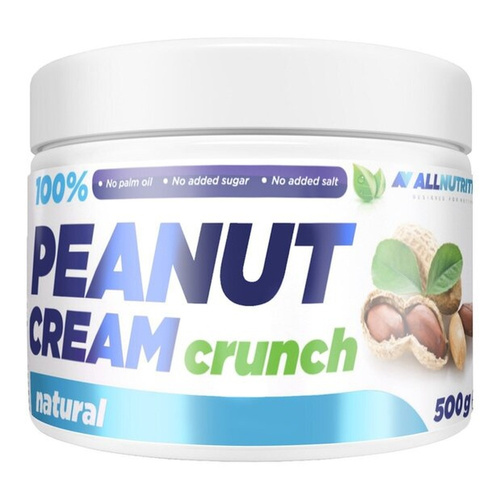 Allnutrition 100% Peanut Cream Crunch Krem Orzechowy 500g