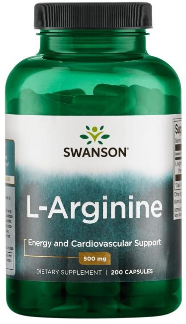 Swanson L-Arginine 500mg 200 Capsules