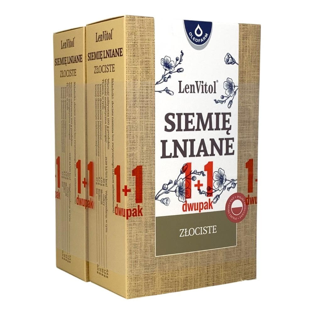 Oleofarm LenVitol Siemię Lniane Złociste 250g