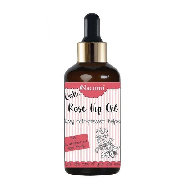 NACOMI 1 Rose Hip Oil - Eco - 50ml Unrefined, Cold Pressed - Vegan