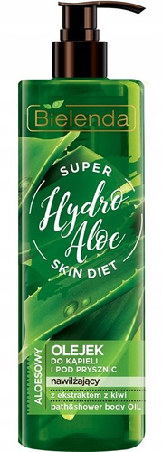Bielenda Super Skin Hydro Aloe Moisturising Oil for Bath and Shower Aloes 400ml