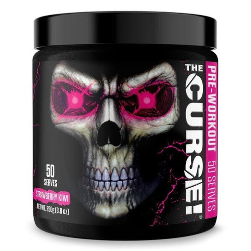 JNX Sports The Curse! Przedtreningówka na Energię Skupienie i Pompę Mięśniową Truskawka Kiwi 250g
