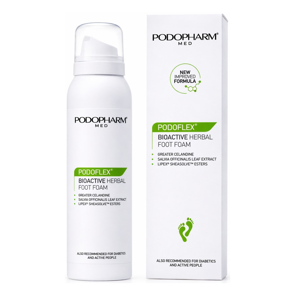 Podopharm Med Podoflex Bioactive Herbal Foot Foam 125ml