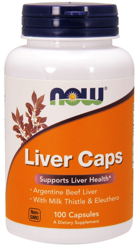 NOW Foods Liver Caps Natural Liver Support 100 Capsules