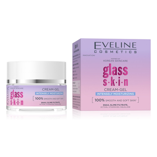 Eveline Cosmetics Glass Skin Intensywnie Nawilżający Krem-Żel 50ml
