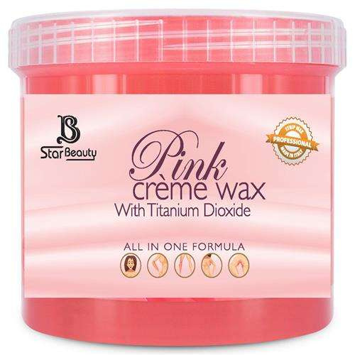 Star Beauty Professional Pink Cream Wax with Titanium Dioxide 450ml
