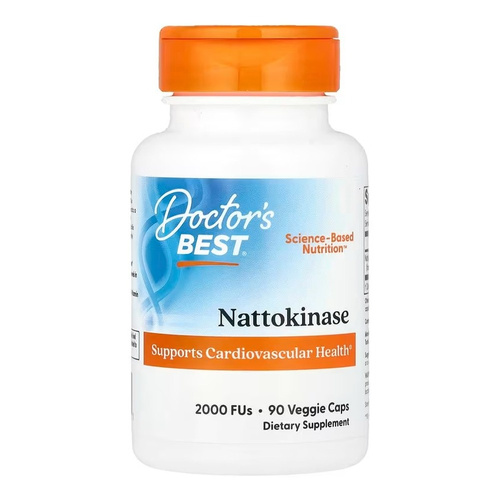 Doctor's Best Nattokinase, 2000 FUs Capsules 90 vcaps