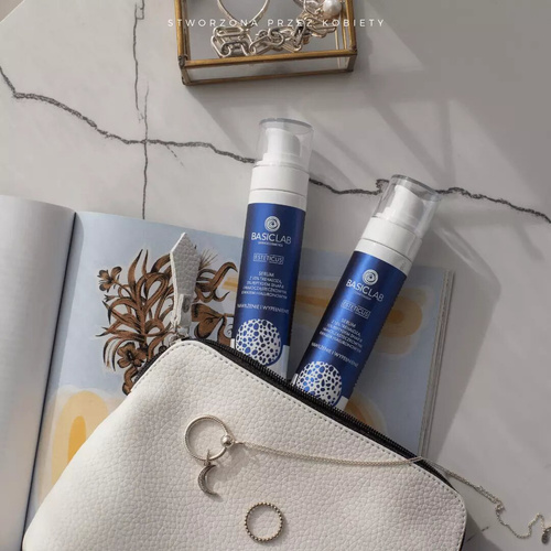 BasicLab Dermocosmetics Serum z Trehalozą 10% i 5% Peptydem Nawilżenie i Wypełnienie dla Skóry Suchej i Bardzo Suchej na Dzień i na Noc 50ml