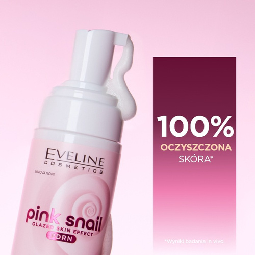 Eveline Pink Snail Ultra-Delicate Facial Cleansing Foam 150ml