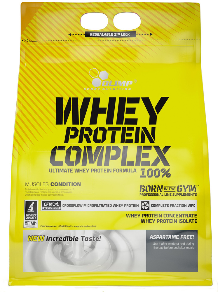 Olimp Nutrition Whey Protein Complex 100% Cookies Cream Protein Supplement for Muscle Mass 2270g