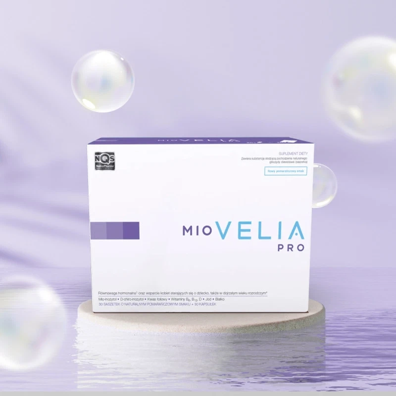 Miovelia Pro Zestaw Suplement Diety Wpierający Równowagę Hormonalną u Kobiet Starających się o Dziecko 30 Saszetek + 30 Kapsułek