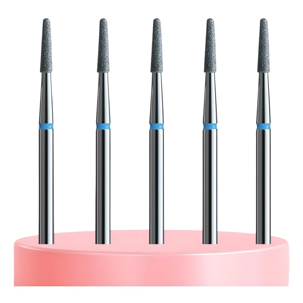 IQ Nails Rounded Cone Diamond Drill Bits Standard Package Rounded Cone 5 Pieces