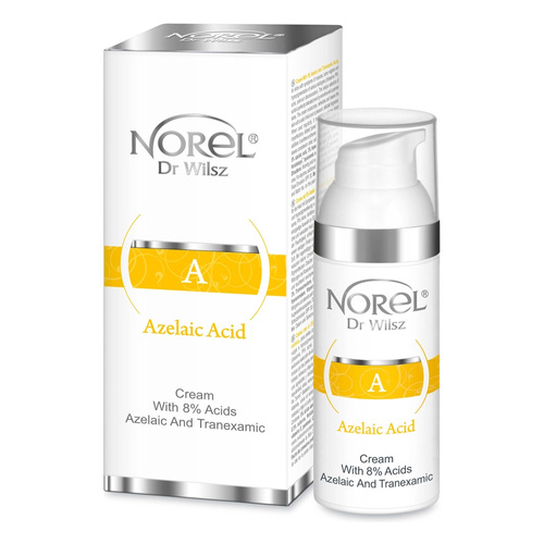 Norel Azelaic Acid Cream With 8% Azelaic and Tranexamic Acids for Skin with Rosacea and Discoloration 50ml
