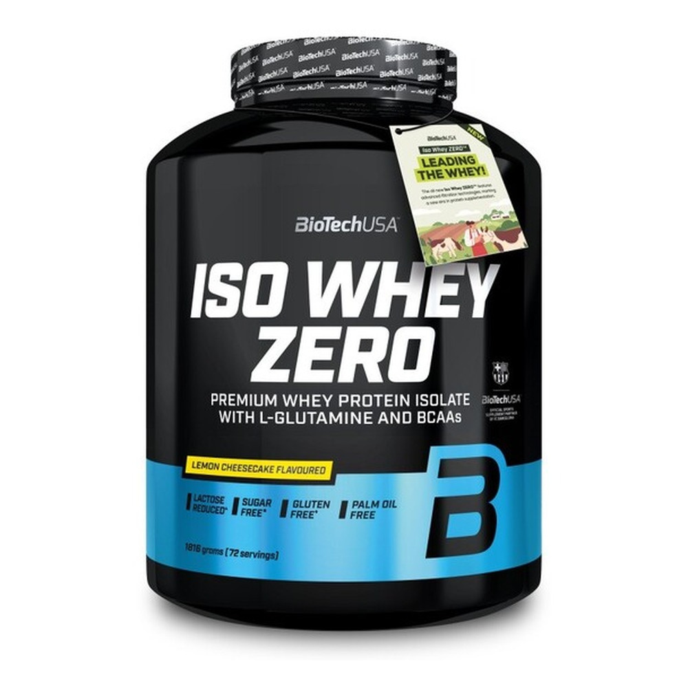 BioTechUSA Iso Whey Zero Izolat białka serwatkowego, Sernik cytrynowy 1816g
