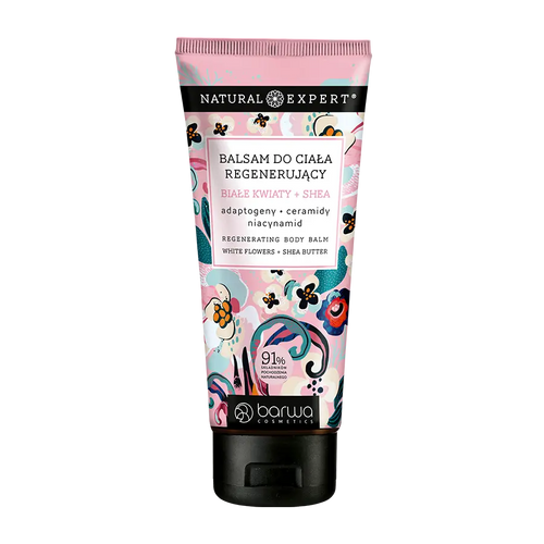 Barwa Natural Expert Regenerujący Balsam do Ciała Białe Kwiaty + Shea 200ml