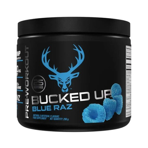 Bucked Up Bucked Up Pre-Workout Blue Raz Przedtreningówka dla Energii i Skupienia 290g