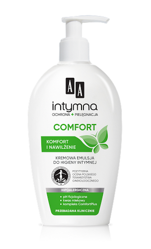 AA COMFORT Cream Emulsion For Intimate Hygiene, Comfort And Hydration 200ml