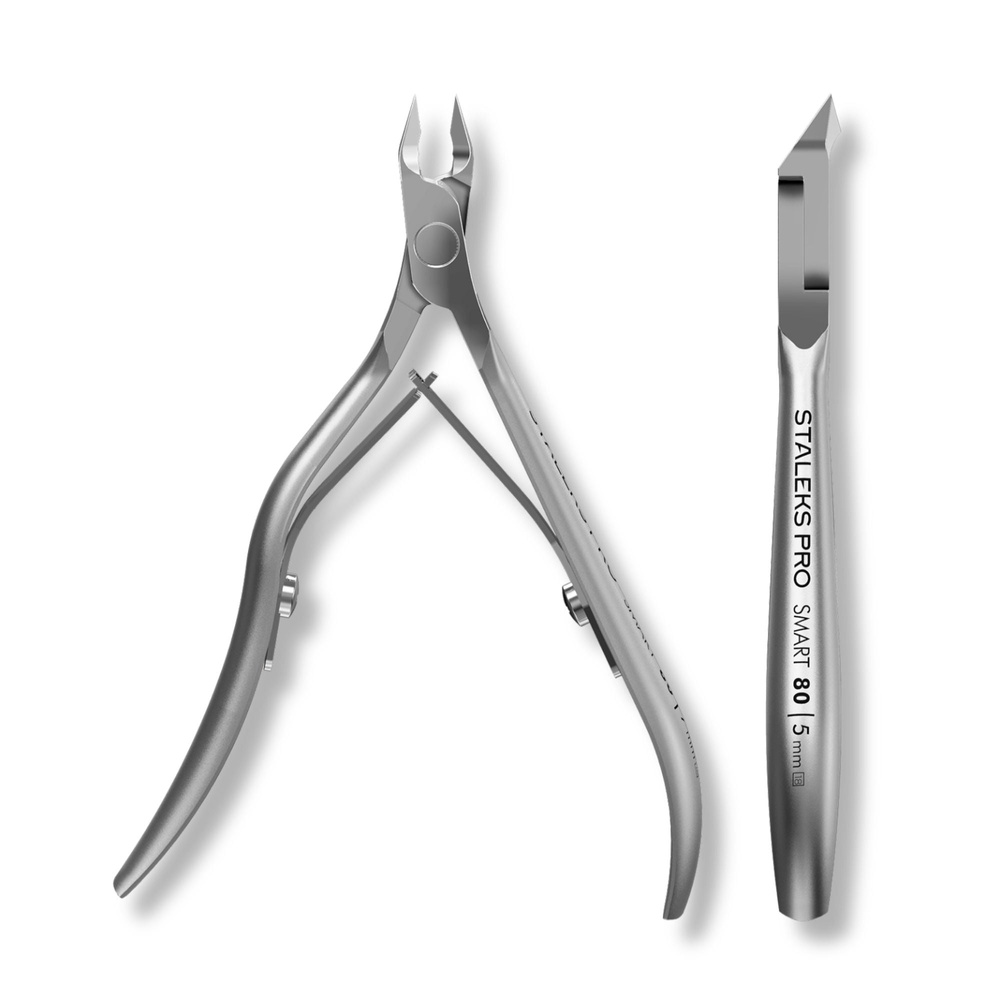 Staleks Pro Smart 80 Cuticle Nippers Ergonomic Stainless Steel Manicure Tool NS-80-5 5mm