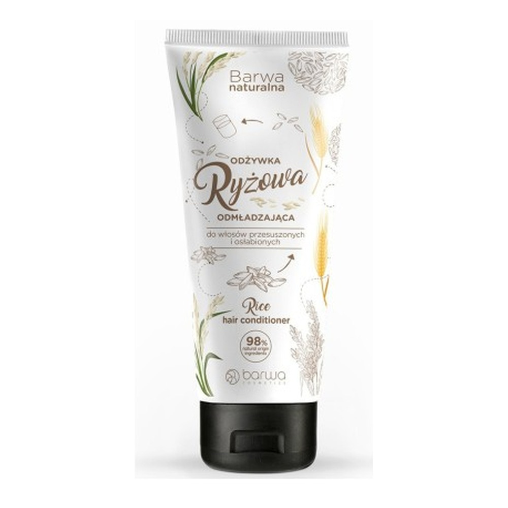 Barwa Natural Rejuvenating Rice Conditioner in a Tube for Weakened and Dry Hair 200ml