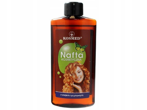 KOSMED NAFTA Kosmetyczna Do Włosów Z Olejkiem Rycynowym 150ml