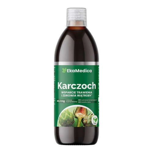 EkaMedica Naturalny 99,8% Sok Z Karczocha 500ml
