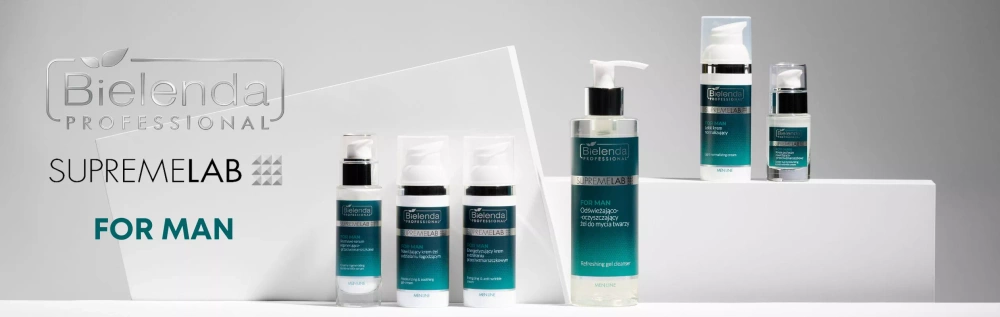 Bielenda Professional SupremeLab Men Line Nawilżający Krem-Żel o Działaniu Łagodzącym dla Skóry Wrażliwej i Odwodnionej 50ml