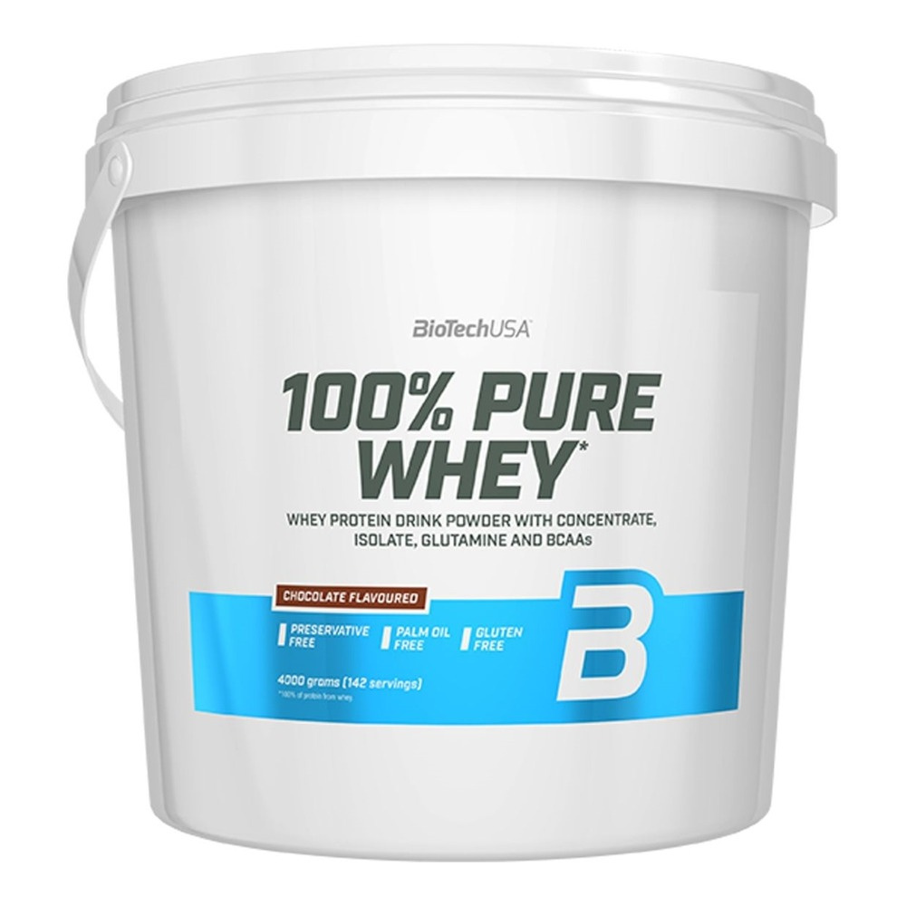 BioTechUSA 100% Pure Whey Białko Serwatkowe Wanilia Bourbon Na Masę i Regenerację 4000g