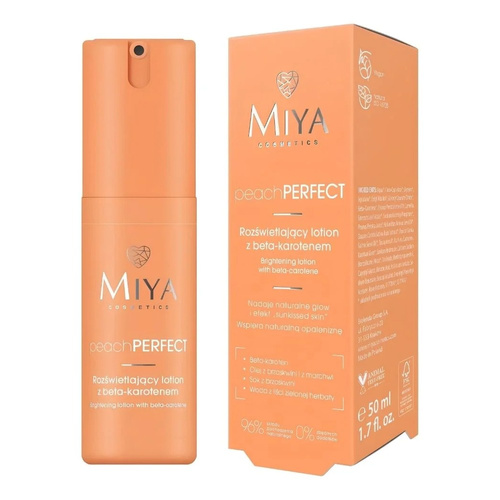 Miya Cosmetics peachPERFECT Lightweight Illuminating Lotion with Beta-Carotene 50ml