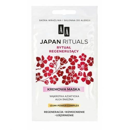 AA JAPAN Rituals Cream Mask Regenerating Ritual Asian Gray + Snow Algae