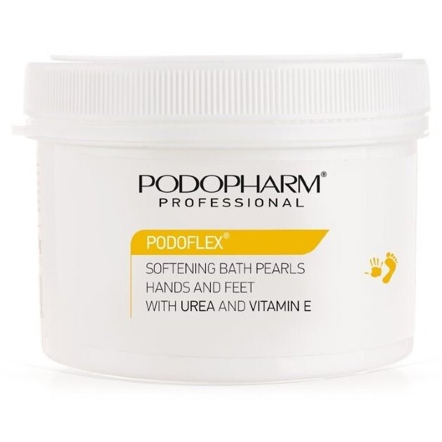 Podopharm Professional Podoflex Softening Hand and Foot Bath Pearls with Urea and Vitamin E for Sensitive Skin Prone to Irritation 400g