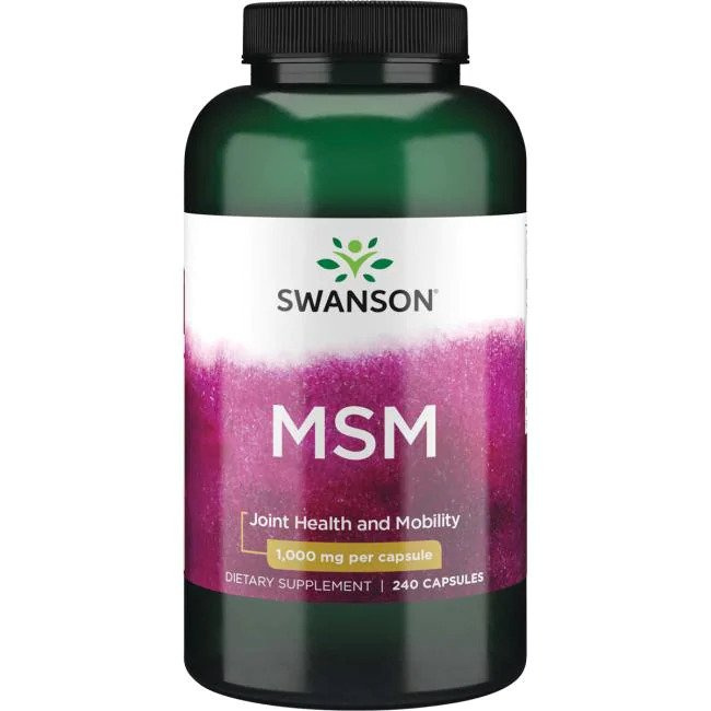 Swanson MSM 1000mg 240 Capsules