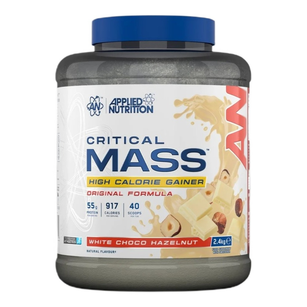 Applied Nutrition Critical Mass Original Gainer Biała Czekolada i Orzech Laskowy 2400g
