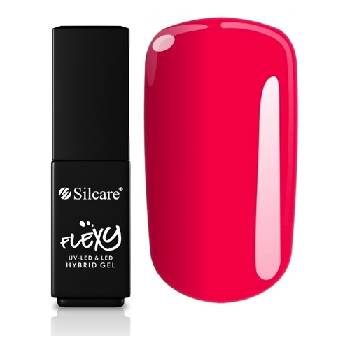 Silcare Flexy lakier hybrydowy UV/LED 127 Pink Energy 4.5g
