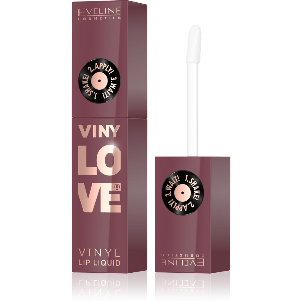 Eveline VinyLove Liquid Vinyl Lipstick with Gloss Effect No.08 Honey 4ml