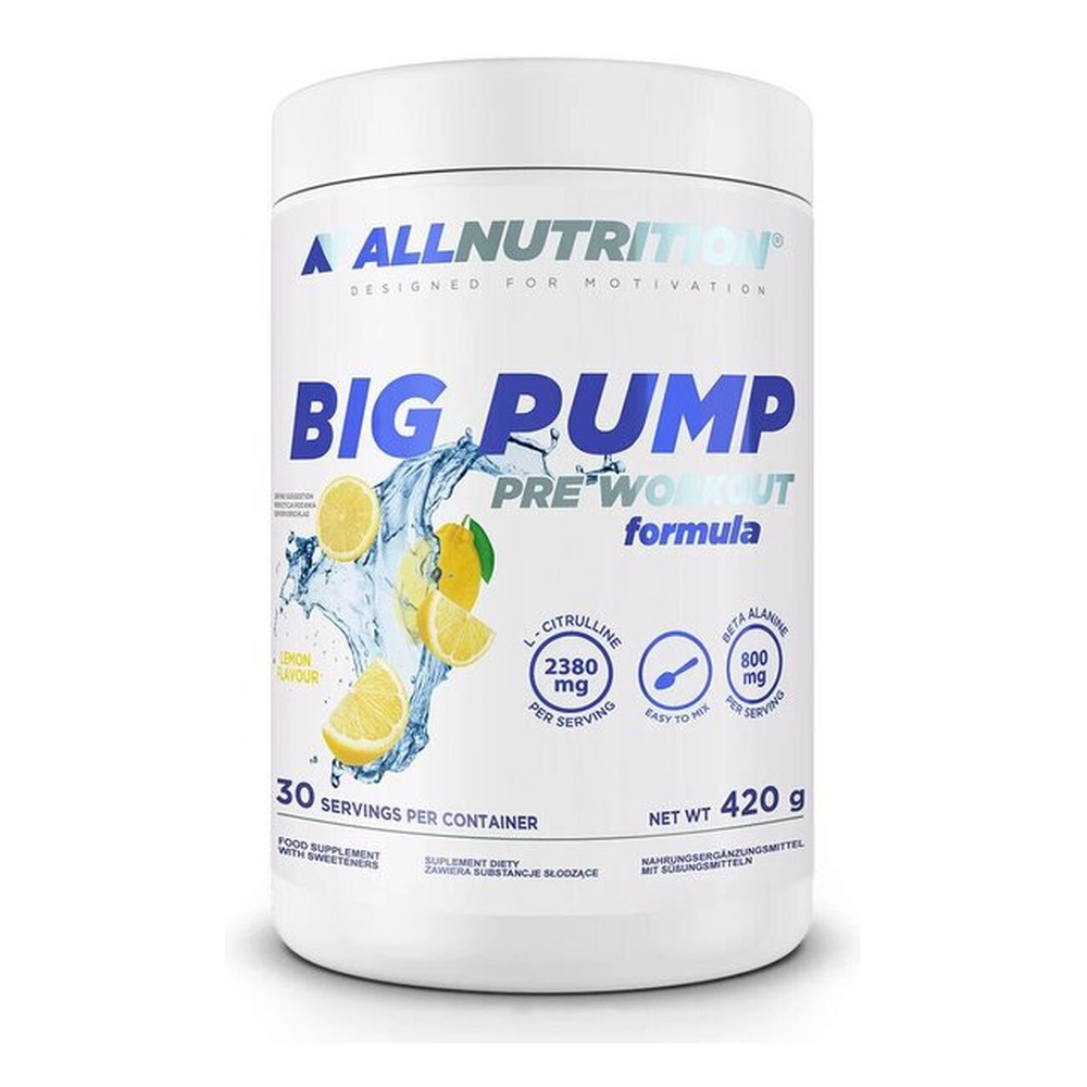 Allnutrition Big Pump Pre-workout Formula Lemon 420g